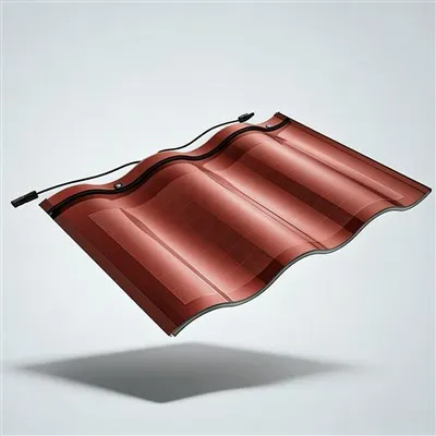 Piastrella curva per pannello solare